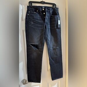 Edwin Women’s Skinny Ripped Jeans - Black Wash